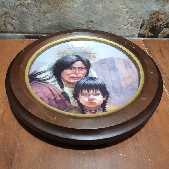 Vague Shadows The Cheyenne Nation Decorative Collector Plate by Perillo First Is - Picture 14 of 16